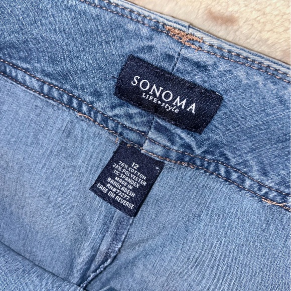 Sonoma Classic Blue Denim Skirt - Picture 2 of 5